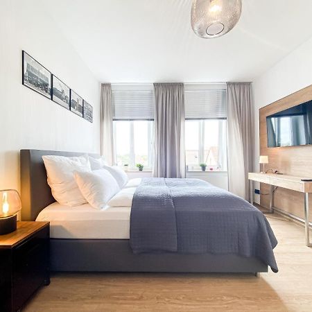 Luxus-Apartment In Leipzig Mit Privat-Parkplatz Esterno foto