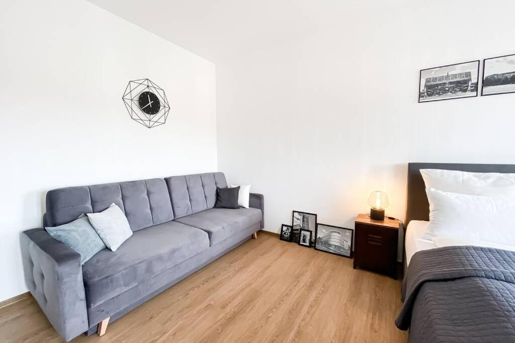 Luxus-Apartment In Leipzig Mit Privat-Parkplatz Esterno foto