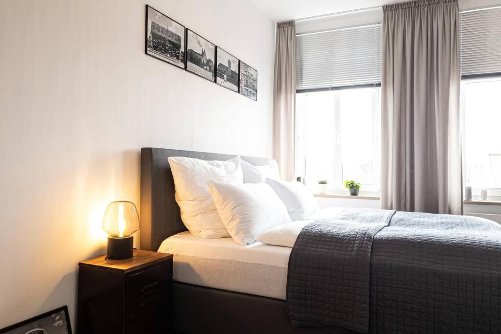 Luxus-Apartment In Leipzig Mit Privat-Parkplatz Esterno foto