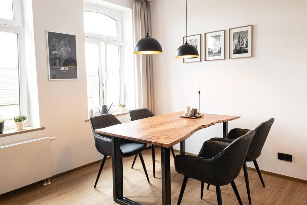 Luxus-Apartment In Leipzig Mit Privat-Parkplatz Esterno foto