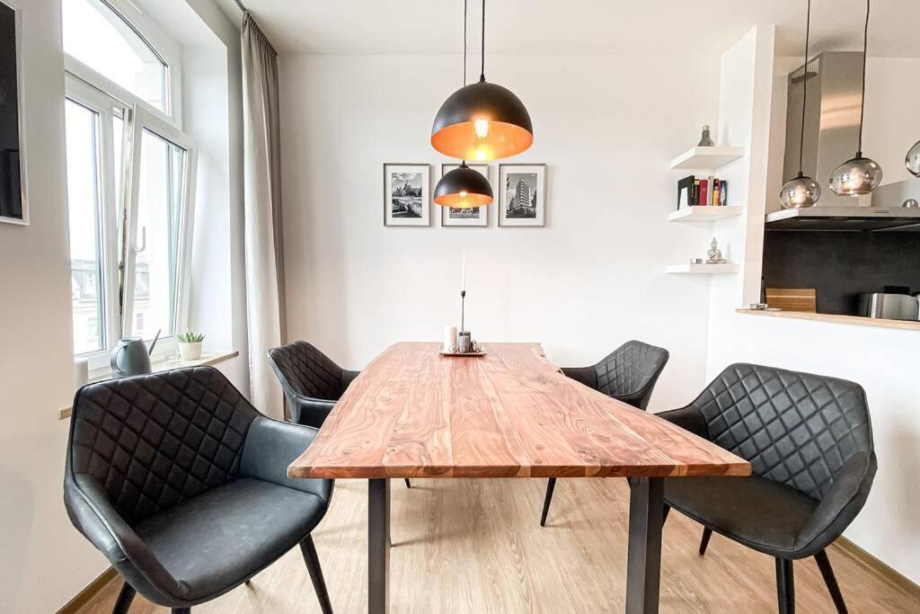 Luxus-Apartment In Leipzig Mit Privat-Parkplatz Esterno foto