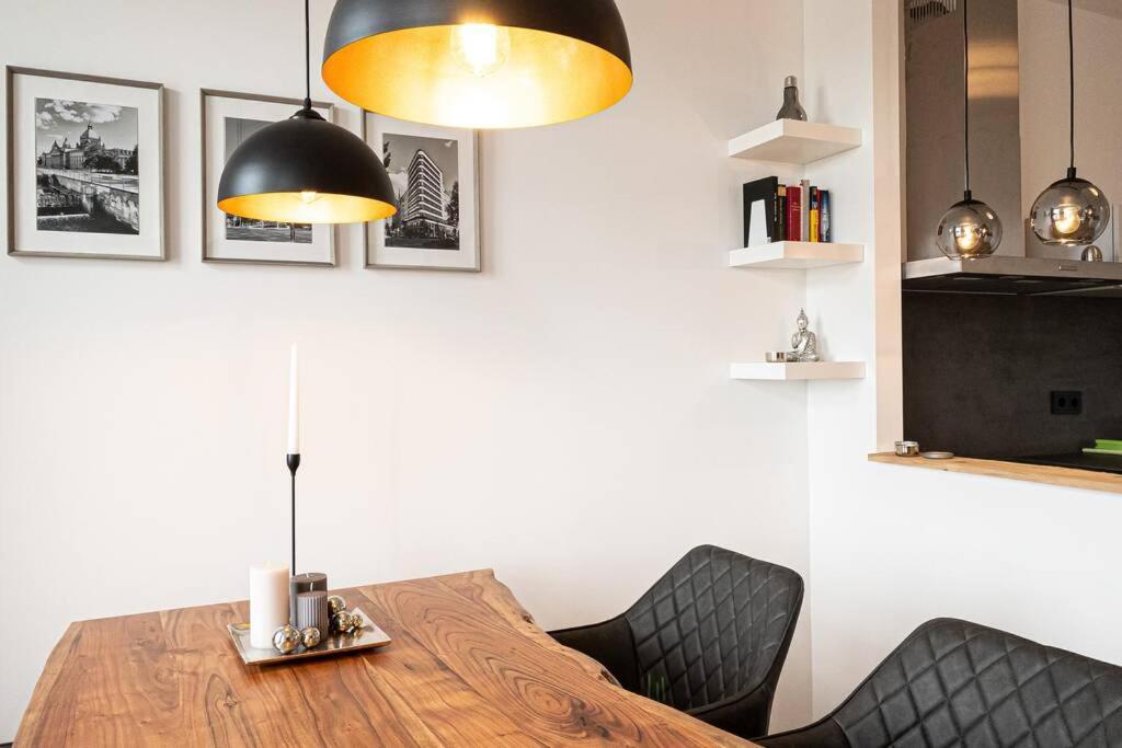 Luxus-Apartment In Leipzig Mit Privat-Parkplatz Esterno foto