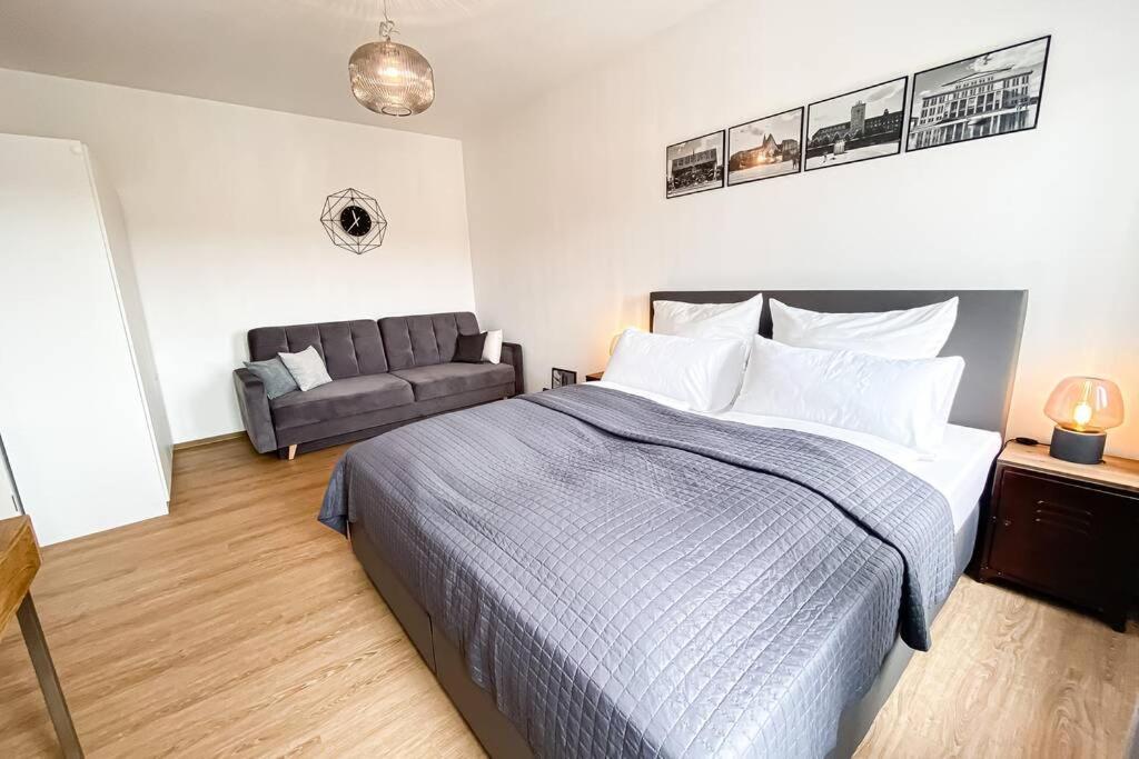 Luxus-Apartment In Leipzig Mit Privat-Parkplatz Esterno foto