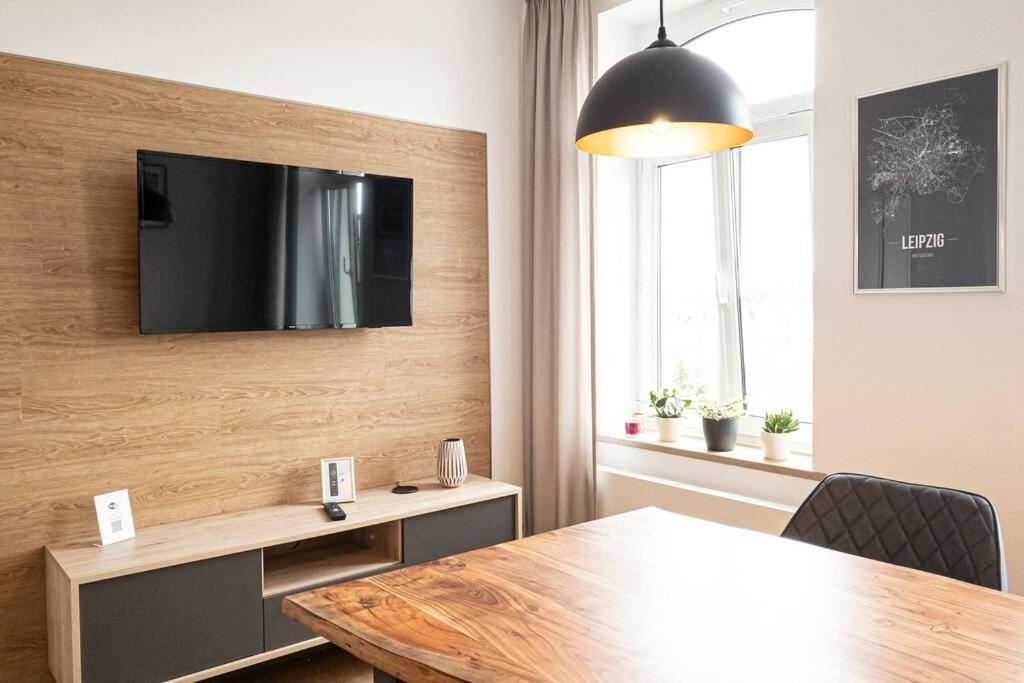 Luxus-Apartment In Leipzig Mit Privat-Parkplatz Esterno foto