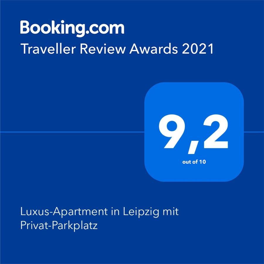Luxus-Apartment In Leipzig Mit Privat-Parkplatz Esterno foto