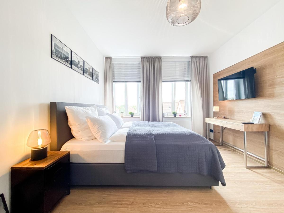 Luxus-Apartment In Leipzig Mit Privat-Parkplatz Esterno foto